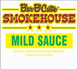 Bottle Label - Bar-B-Cutie Mild Sauce